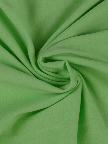 Kvalitex Dječja plahta od žerseja 70x140cm svjetlo zelena Kvalitex