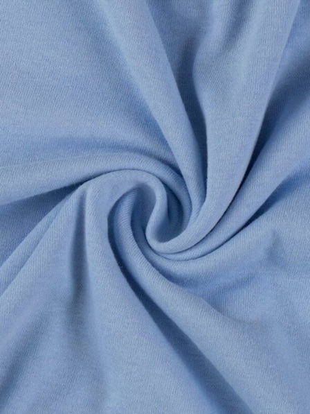 Kvalitex Dječja plahta od žerseja 70x140cm svijetlo plava Kvalitex