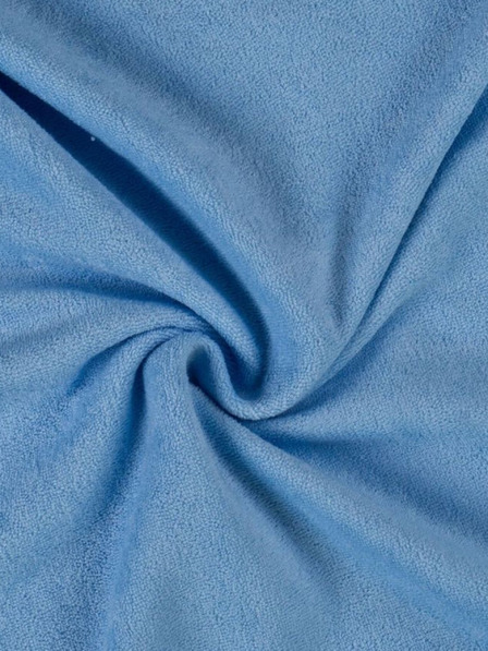 Kvalitex Dječja plahta od frotira 70x140cm svjetlo plava Kvalitex