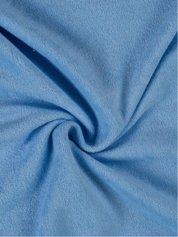 Kvalitex Dječja plahta od frotira 70x140cm svjetlo plava Kvalitex