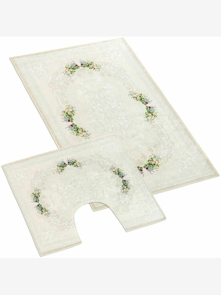 Bellatex Prostirka za kupaonicu i WC Růžičky 3D Bellatex