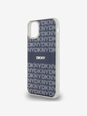 DKNY PC/TPU ponovljeni uzorak Tonal Stripe Magsafe stražnja maska ​​za iPhone 11 plava DKNY