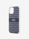 DKNY PC/TPU ponovljeni uzorak Tonal Stripe Magsafe stražnja maska ​​za iPhone 15 plava DKNY