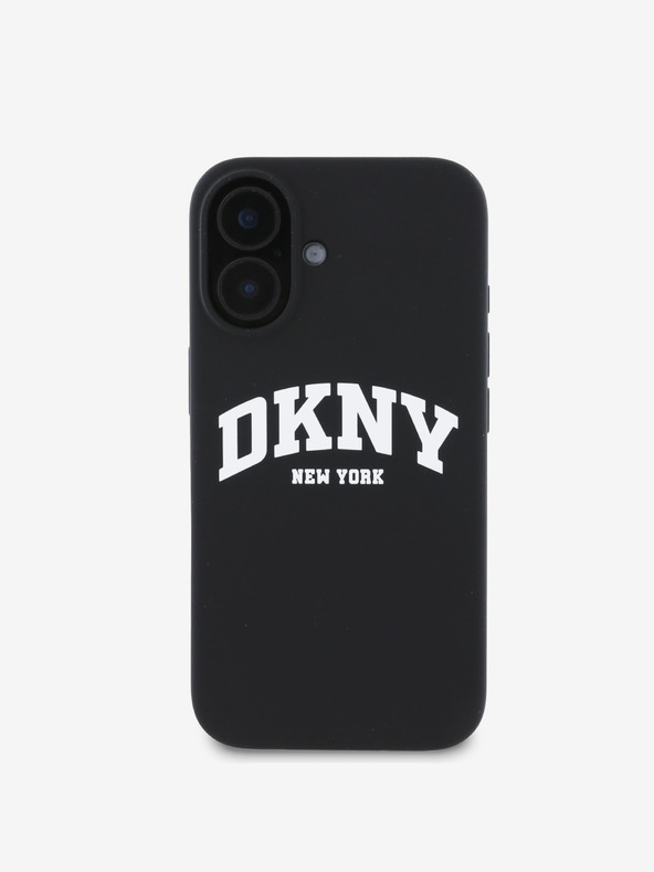DKNY DKNY Liquid Silicone Arch Logo MagSafe stražnja maska ​​za iPhone 16 crna