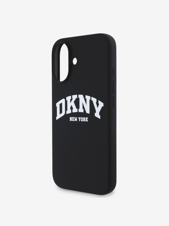 DKNY DKNY Liquid Silicone Arch Logo MagSafe stražnja maska ​​za iPhone 16 crna