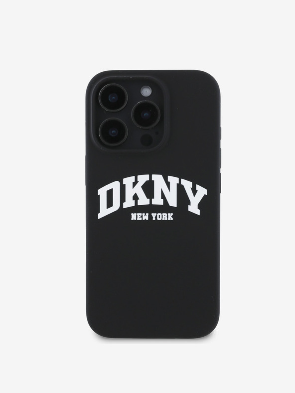 DKNY DKNY Liquid Silicone Arch Logo MagSafe stražnja maska ​​za iPhone 16 Pro Max crna