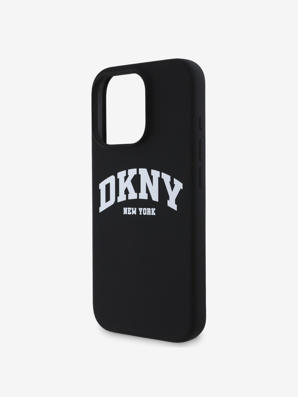 DKNY DKNY Liquid Silicone Arch Logo MagSafe stražnja maska ​​za iPhone 16 Pro Max crna