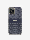 DKNY PC/TPU ponavljajući uzorak Tonal Stripe Magsafe stražnja maska ​​za iPhone 12/12 Pro plava DKNY