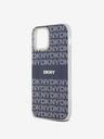 DKNY PC/TPU ponavljajući uzorak Tonal Stripe Magsafe stražnja maska ​​za iPhone 12/12 Pro plava DKNY