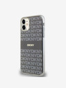 DKNY PC/TPU ponovljeni uzorak Tonal Stripe Magsafe stražnja maska ​​za iPhone 11 bež DKNY