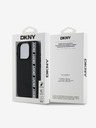 DKNY DKNY stražnja maska ​​s 3D gumenim repetitorskim logotipom za iPhone 16 Pro Max crna