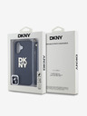 DKNY DKNY PU kožna stražnja maska ​​s logotipom narukvice za iPhone 16 crna