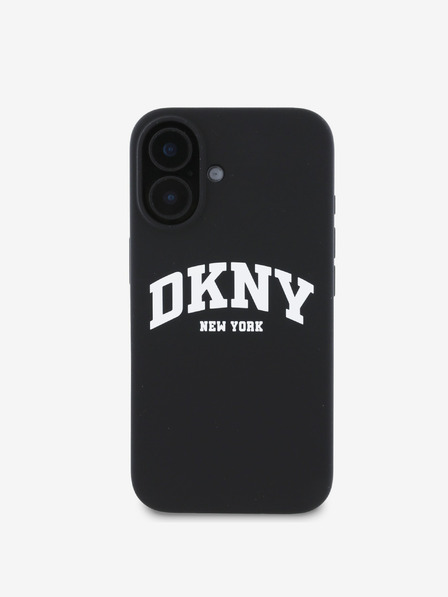 DKNY DKNY Liquid Silicone Arch Logo MagSafe stražnja maska ​​za iPhone 16 Plus crna