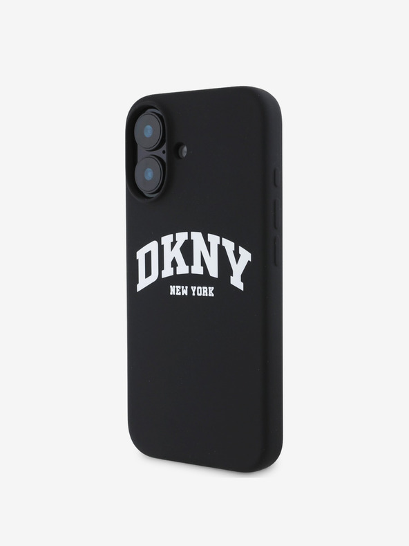 DKNY DKNY Liquid Silicone Arch Logo MagSafe stražnja maska ​​za iPhone 16 Plus crna