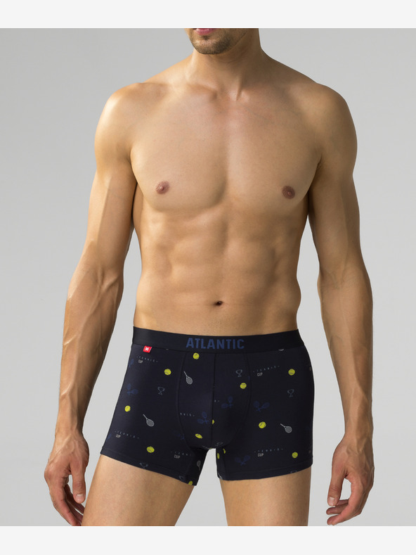 Atlantic Muške bokserice ATLANTIC 3Pack - tamnoplave