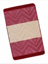 Bellatex Kupaonska prostirka 60x100cm chevron bordo Bellatex