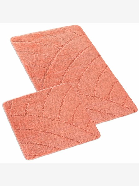 Bellatex Prostirka za kupaonicu i WC s lukovima losos Bellatex