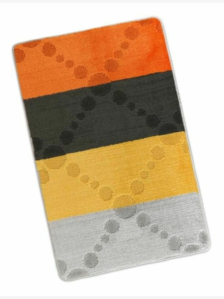 Bellatex Kupaonska prostirka 60x100cm zrakasto sivo-žuta Bellatex