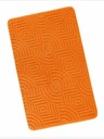 Bellatex Prostirka za kupanje 60x100cm labirint narančasta Bellatex
