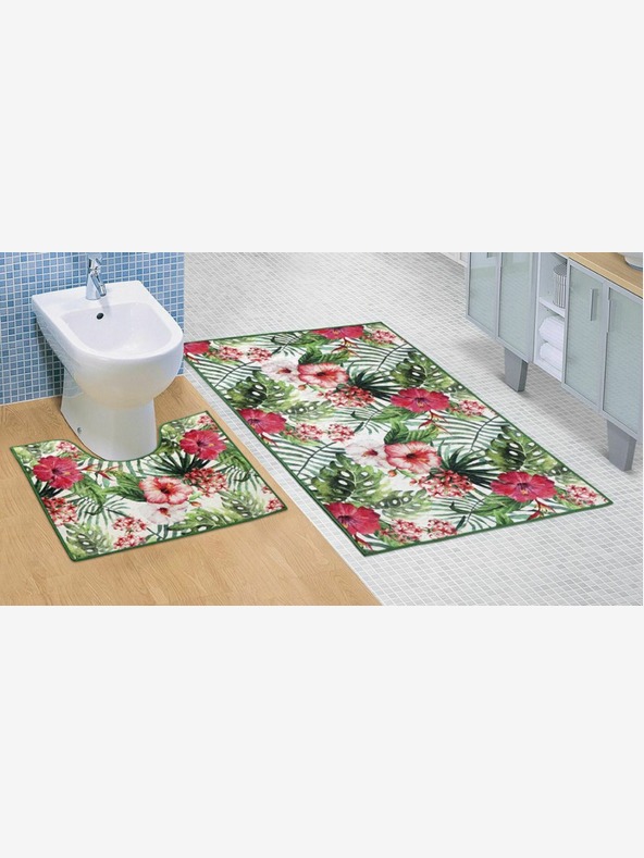 Bellatex Otirač za kupaonicu i WC Hibiscus 3D Bellatex