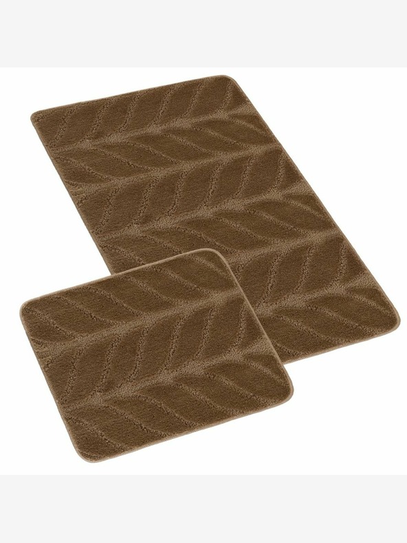 Bellatex Prostirka za kupaonicu i WC cob smeđa Bellatex