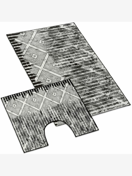 Bellatex Prostirka za kupaonicu i WC Koso‹tverce 3D Bellatex