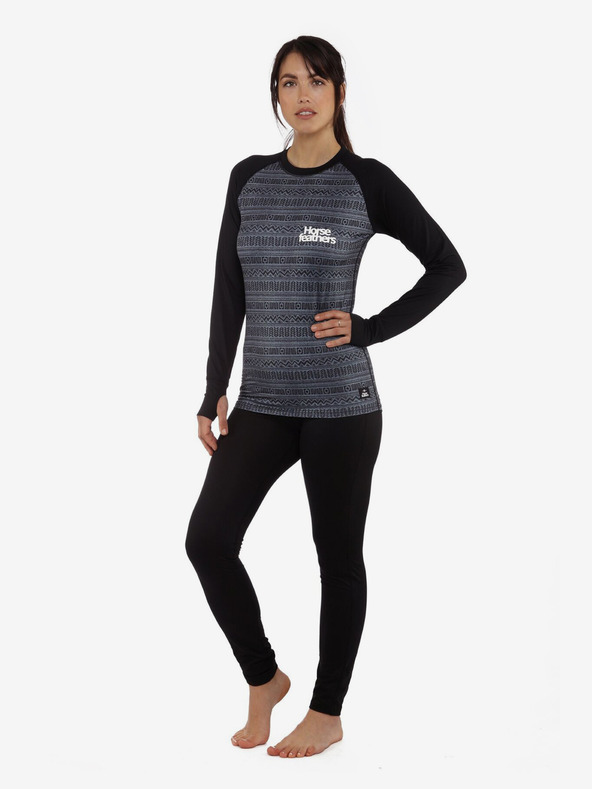 Horsefeathers Termo hlače Mirra Horsefeathers - crne