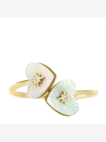 Fossil Ženski čelični prsten Fossil