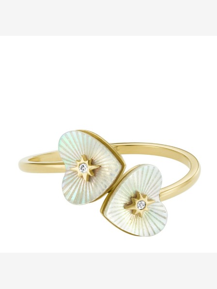 Fossil Ženski čelični prsten Fossil