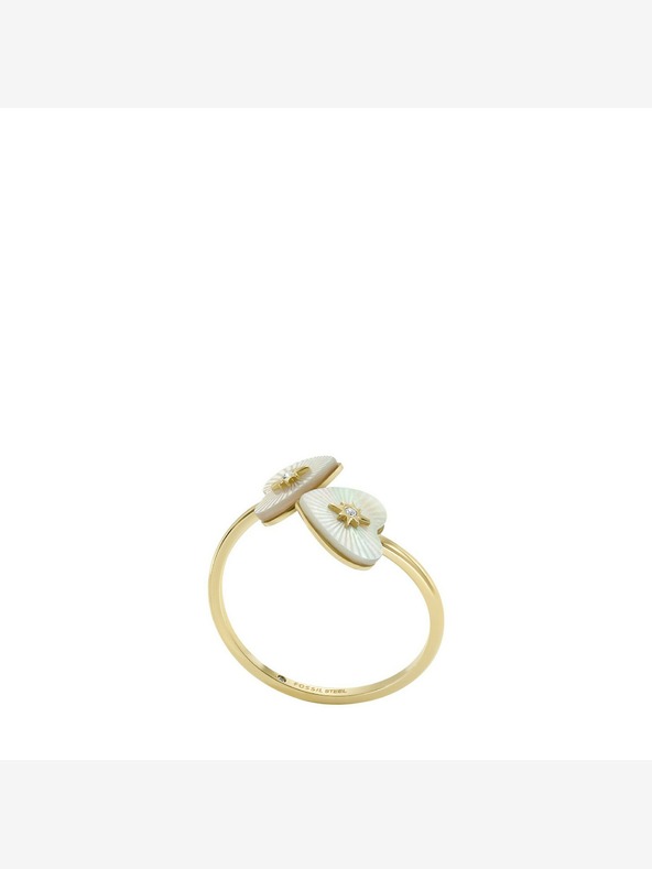 Fossil Ženski čelični prsten Fossil