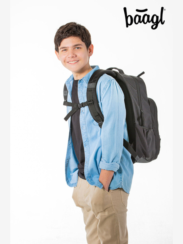 BAAGL  Coolmate Black Ruksak