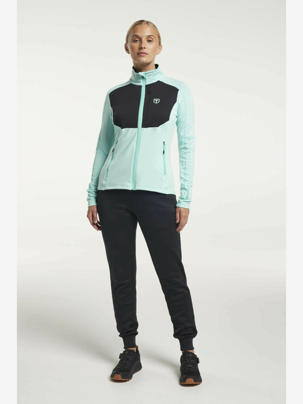Tenson Ženska funkcionalna majica s kapuljačom Tenson Txlite Full Zip W svijetlo tirkizna