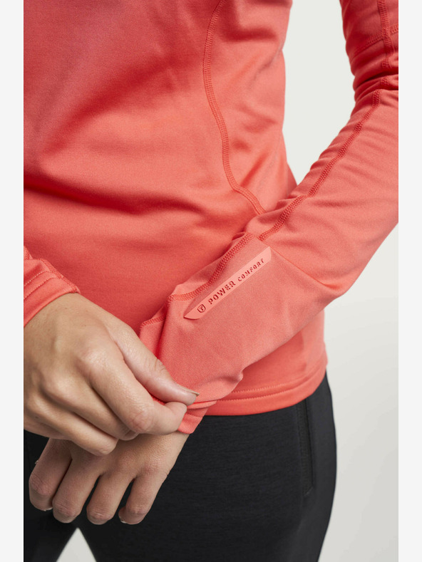 Tenson Ženska funkcionalna majica s kapuljačom Tenson Txlite Halfzip W Coral