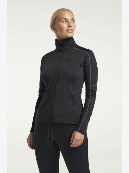 Tenson Ženska funkcionalna majica s kapuljačom Tenson Txlite Full Zip W crna