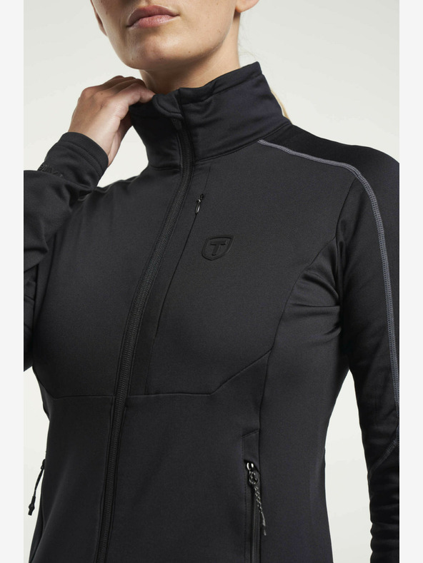 Tenson Ženska funkcionalna majica s kapuljačom Tenson Txlite Full Zip W crna