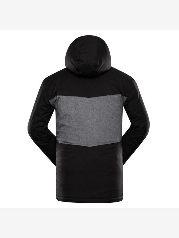 ALPINE PRO Muška skijaška jakna s ptx snježnom membranom ALPINE PRO COMED crna