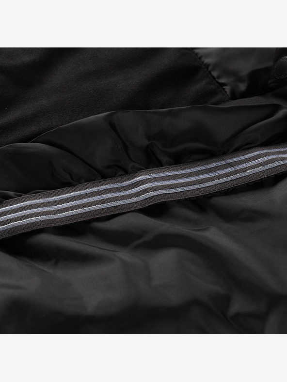 ALPINE PRO Muška skijaška jakna s ptx snježnom membranom ALPINE PRO COMED crna