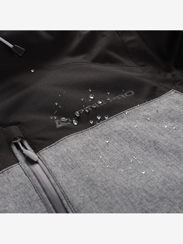 ALPINE PRO Muška skijaška jakna s ptx snježnom membranom ALPINE PRO COMED crna