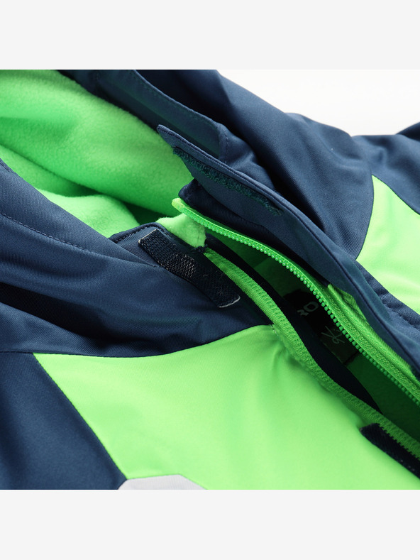 ALPINE PRO Dječja skijaška jakna s membranom ptx snow ALPINE PRO DEARO neon green gecko
