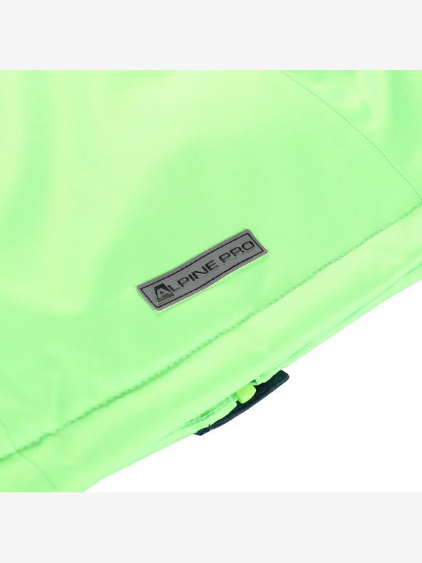 ALPINE PRO Dječja skijaška jakna s membranom ptx snow ALPINE PRO DEARO neon green gecko