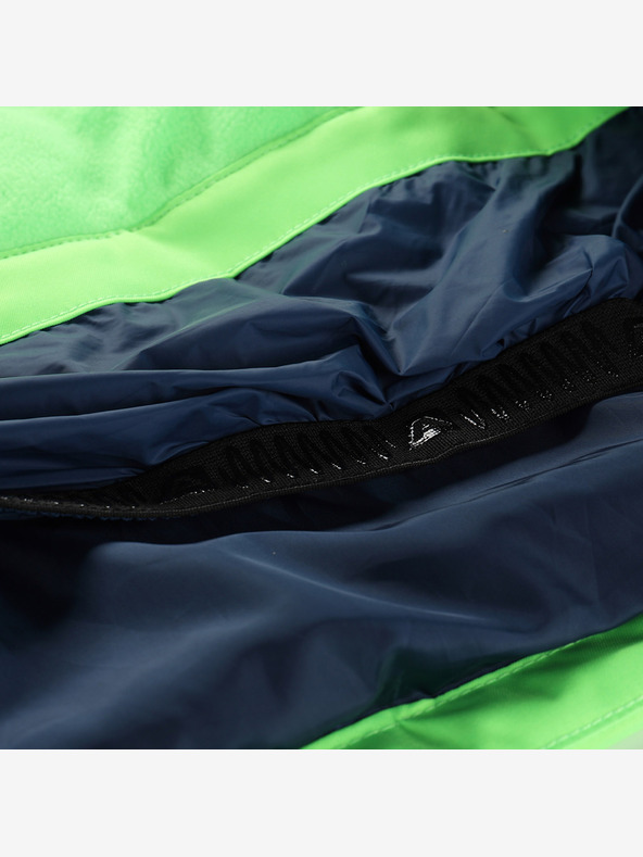 ALPINE PRO Dječja skijaška jakna s membranom ptx snow ALPINE PRO DEARO neon green gecko