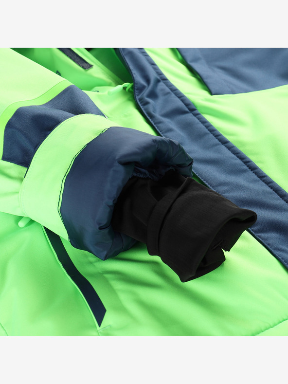 ALPINE PRO Dječja skijaška jakna s membranom ptx snow ALPINE PRO DEARO neon green gecko