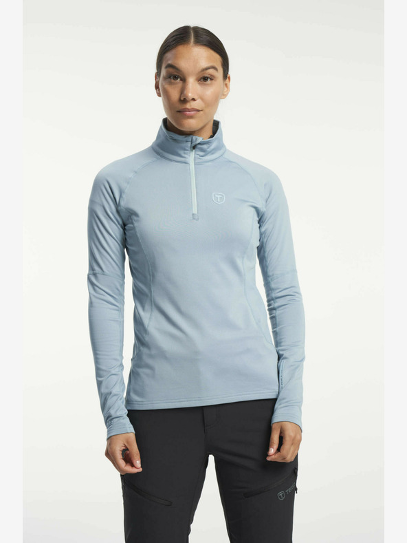 Tenson ženska funkcionalna majica TENSON TXlite Halfzip W svijetloplava