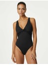 Marks & Spencer Marks & Spencer crni kupaći kostim za oblikovanje trbuščića s niskim izrezom