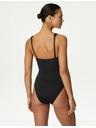 Marks & Spencer Marks & Spencer crni kupaći kostim za oblikovanje trbuščića s niskim izrezom