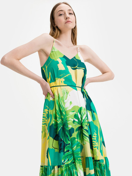 Guess Zelena ženska haljina Guess Angelica