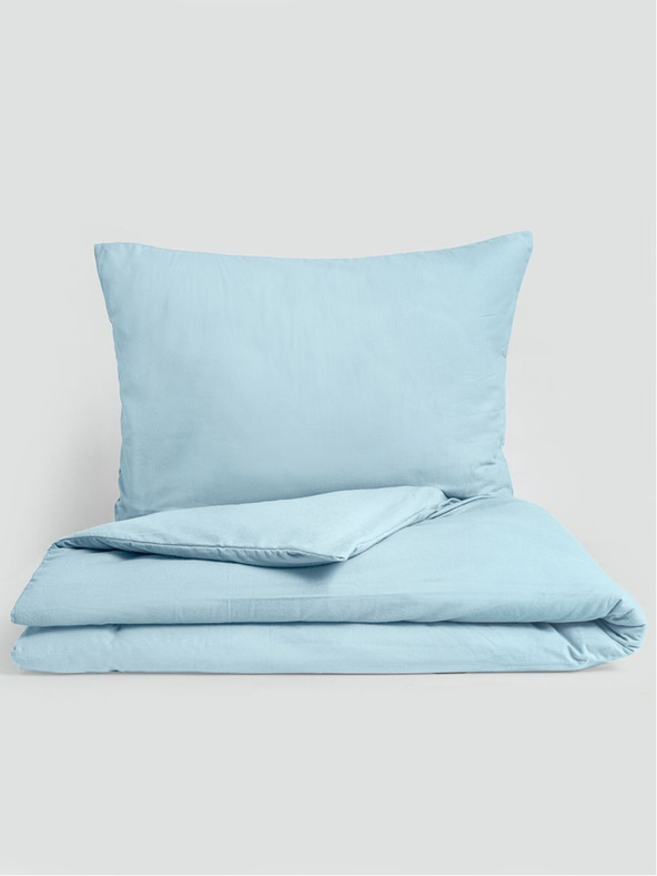 Kvalitex Plahta od flanela klasična 140x200, 70x90cm svijetloplava