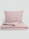 Kvalitex Produžena plahta od flanela 140x220, 70x90cm ružičasta