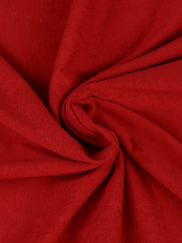 Kvalitex Jednostruka plahta od žerseja 120x200cm crvena