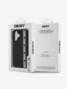 DKNY DKNY stražnja maska ​​s 3D gumenim repetitorskim logotipom za iPhone 16 crna